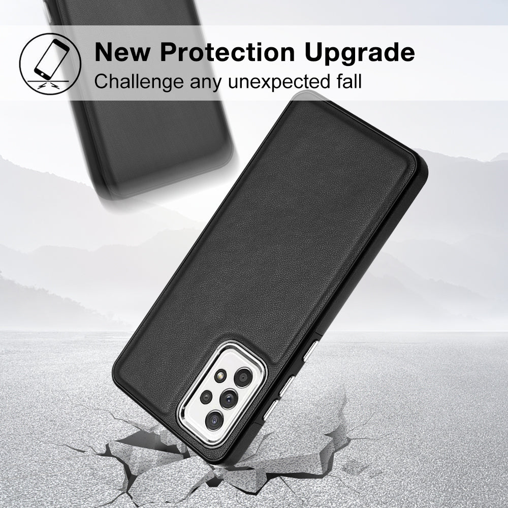 YB Leather Coating Series-6 For Samsung Galaxy A32 4G (EU Version) PU Leather Coated TPU Case Phone Cover YB Leather Coating Series-6 For Samsung Galaxy A32 4G (EU Version) PU Leather Coated TPU Case Phone Cover